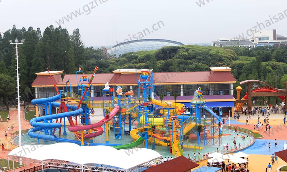 湖北洪湖悅兮半島水上樂園水寨