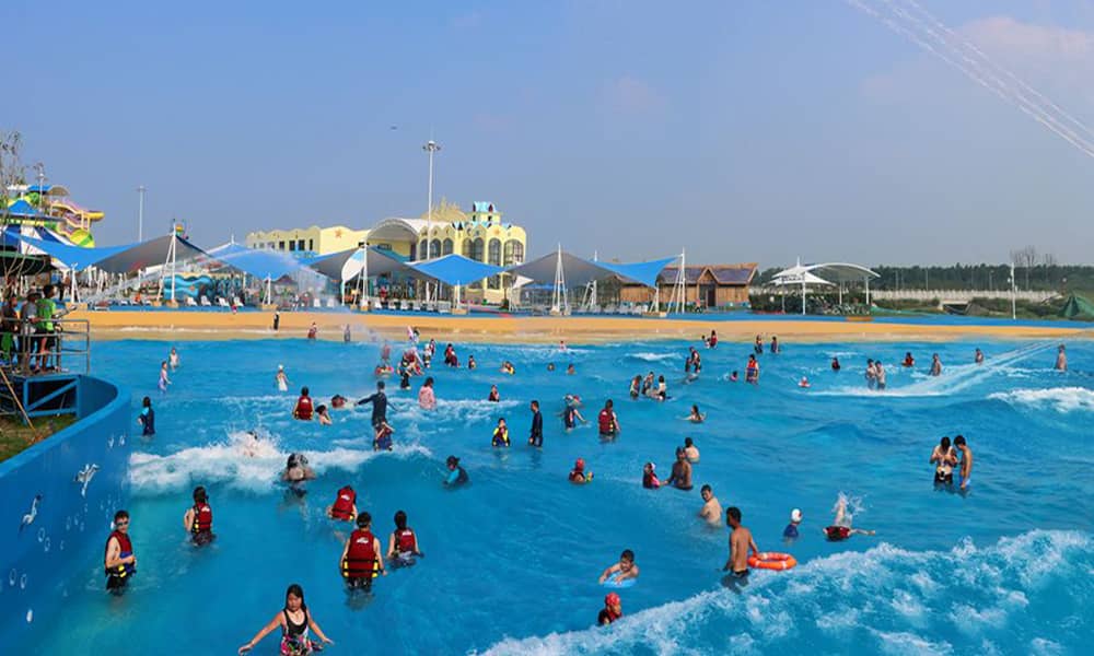 江蘇驛心水上樂園造浪池