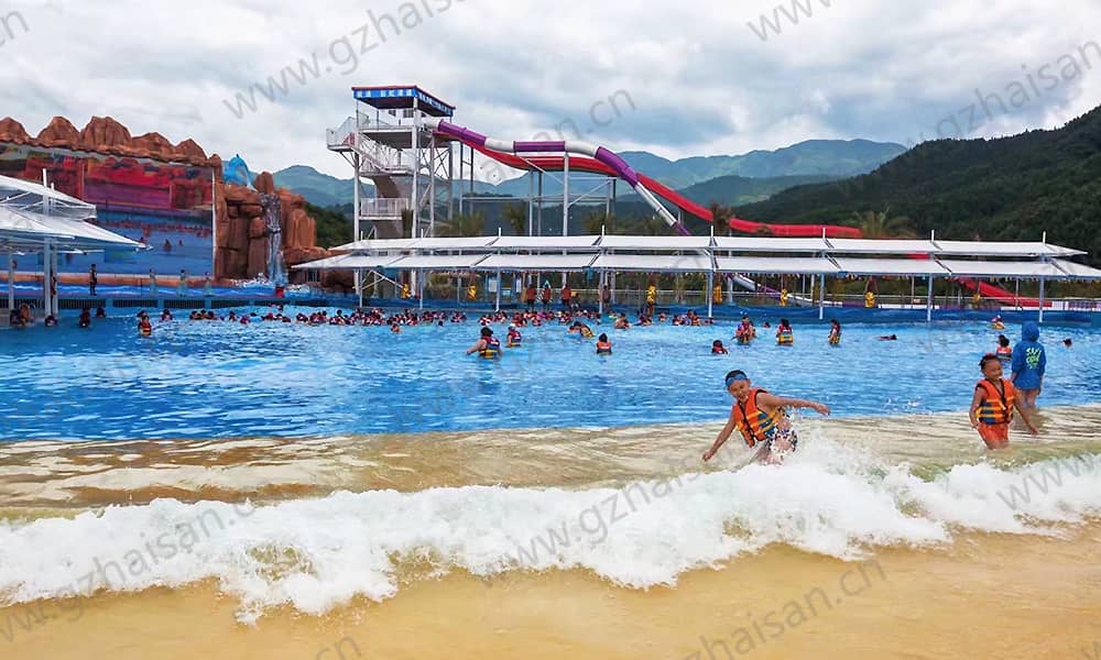 福建三明水上樂園造浪池