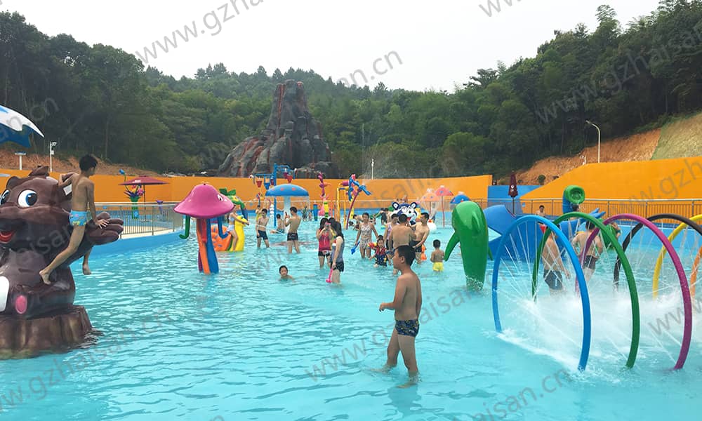 湖南長沙樂水魔方水世界兒童戲水池