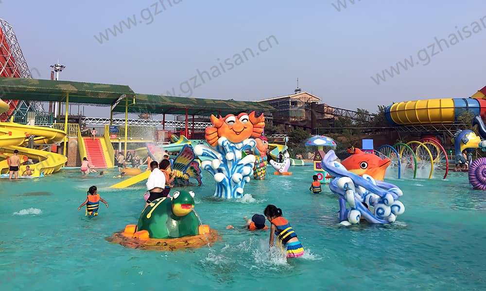 遼寧阜新黃家溝水上樂園戲水小品