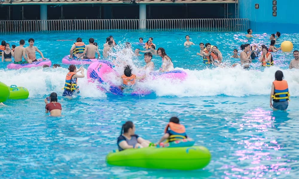 順德華僑城歡樂海岸PLUS水公園戲水池